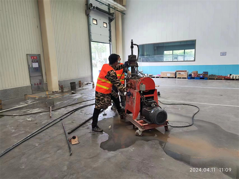 永康厂房地面下沉塌陷注浆加固施工